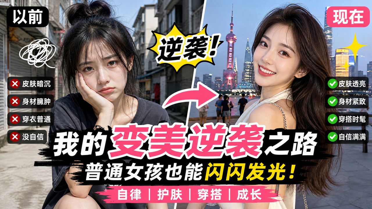 小马拉大车短视频TikTok风格